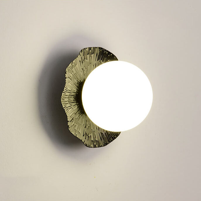 Nordic Light Luxuriöse, minimalistische, 1-flammige Wandleuchte mit rundem Kopf 