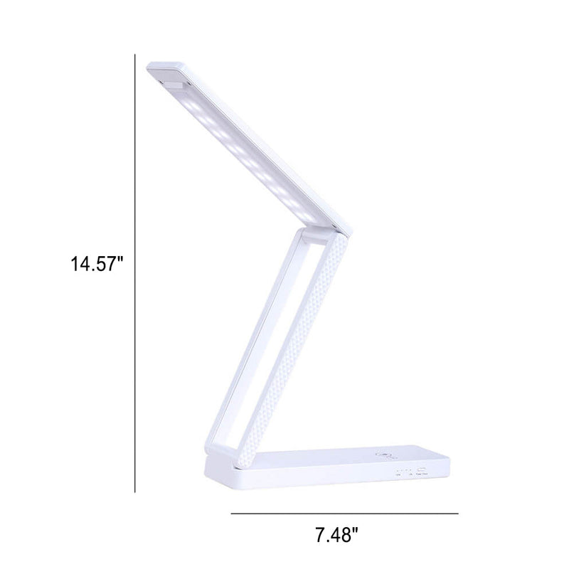 Moderne Solar-USB-wiederaufladbare faltbare LED-Augenpflege-Lesetischlampe 