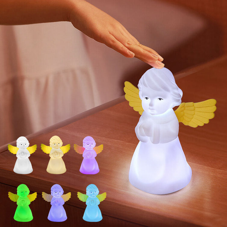 Creative Angel Silicone LED Color Changing Kids Night Light Table Lamp