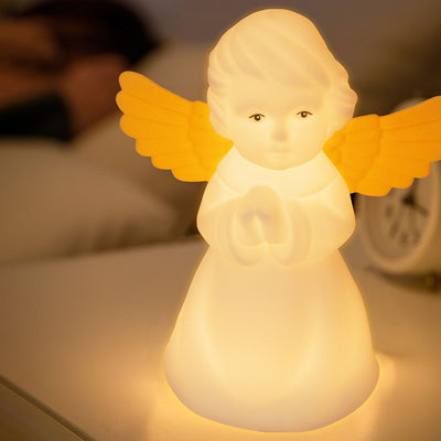 Creative Angel Silicone LED Color Changing Kids Night Light Table Lamp