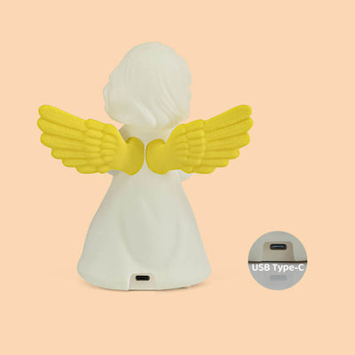 Creative Angel Silicone LED Color Changing Kids Night Light Table Lamp
