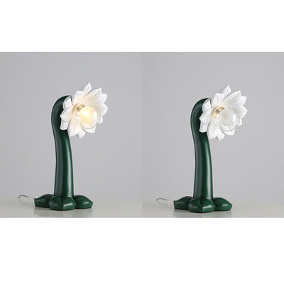 Nordic Creative Flower Resin 1-Light Decorative Table Lamp