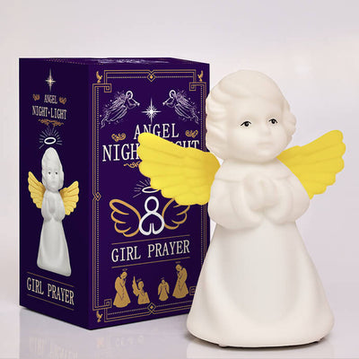 Creative Angel Silicone LED Color Changing Kids Night Light Table Lamp