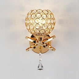 Creative Minimalist Crystal 1-Light Wall Sconce Lamp