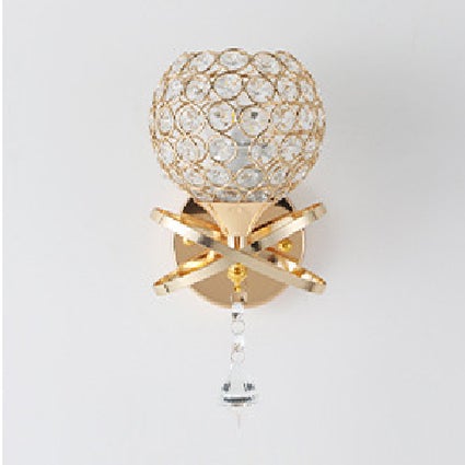 Creative Minimalist Crystal 1-Light Wall Sconce Lamp