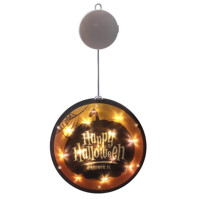 Halloween Ghost Color Light Fabric 1-Light Battery LED Pastable Hanging String Light 