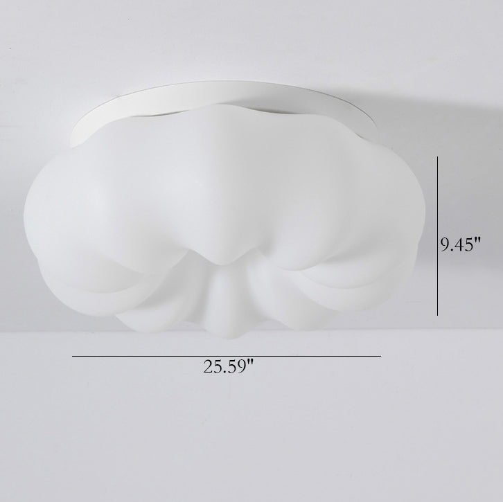 Modern Minimalist Cloud LED Flush Mount Ceiling Light
