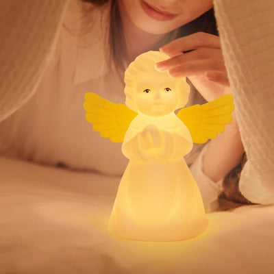 Creative Angel Silicone LED Color Changing Kids Night Light Table Lamp