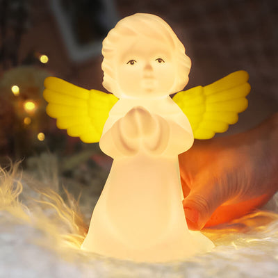 Creative Angel Silicone LED Color Changing Kids Night Light Table Lamp