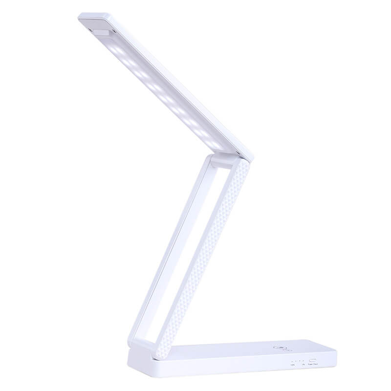 Lampe de table moderne à LED pliable et rechargeable par USB à énergie solaire pour le soin des yeux 