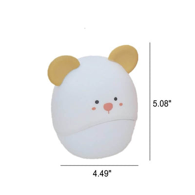 Cartoon Mouse Silicone USB Soft Light LED Night Light Table Lamp