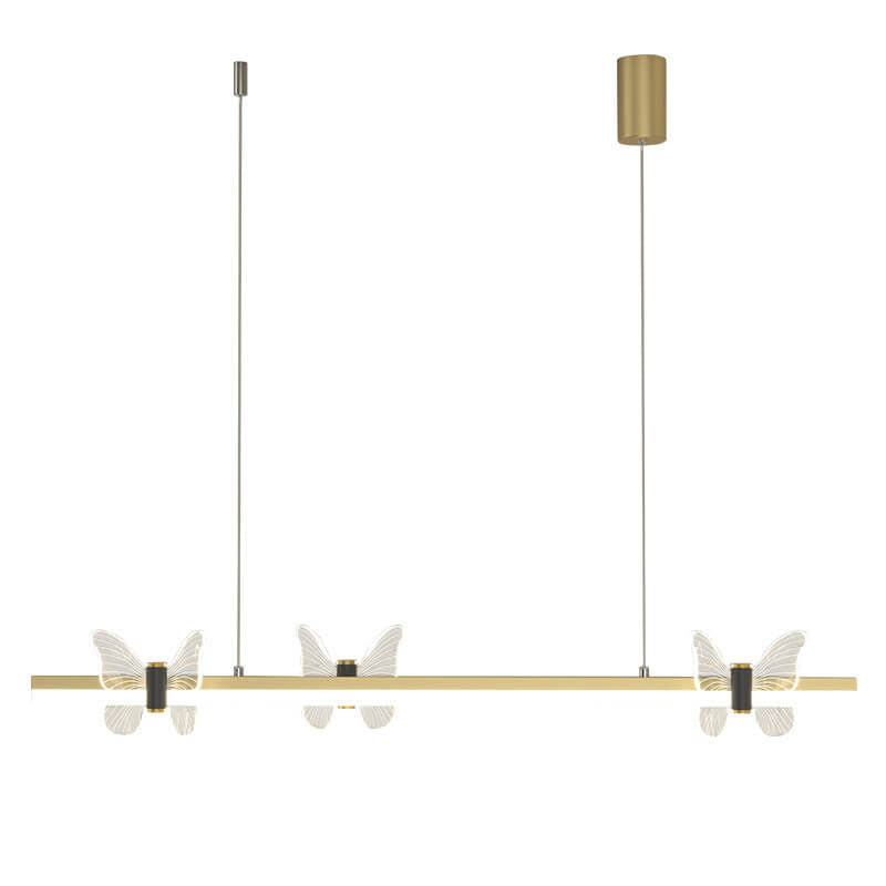 Modern Acrylic Butterfly Light Bar LED Pendant Light