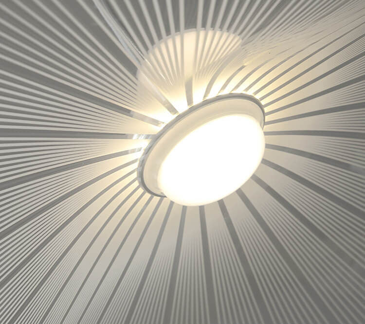 Modern Acrylic Lotus Leaf 1-Light LED Pendant Light