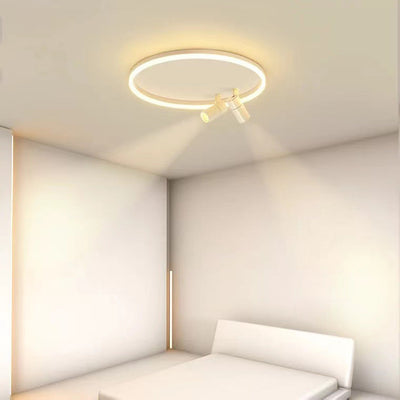 الثريا العصرية الصناعية الدائرية والمصباح الكشاف LED 