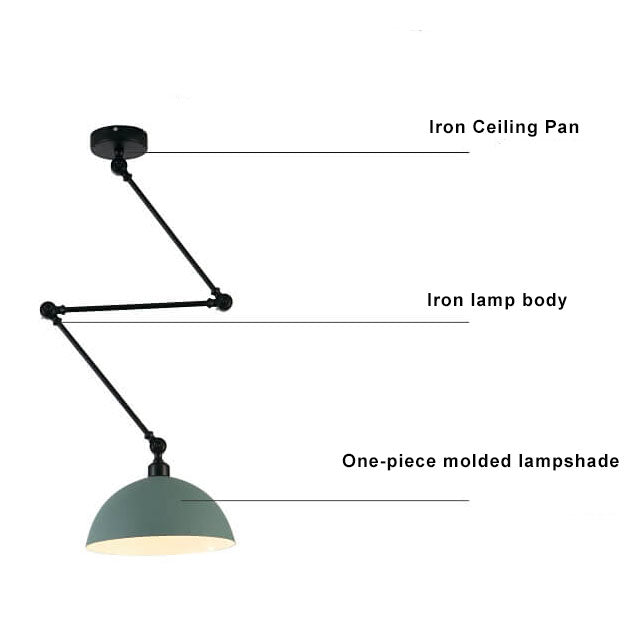 Éclairage semi-encastré extensible Nordic à 1 lumière 