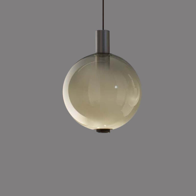 Post-modern Creative Gradient Color Glass Ball 1-Light Pendant Light