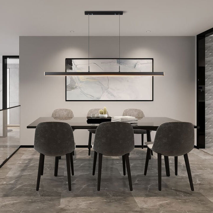 Modern Minimalist Long Strip LED Pendant Light