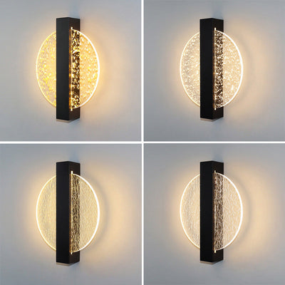 تصميم مبتكر من الأكريليك المتشقق لمصباح حائط LED 