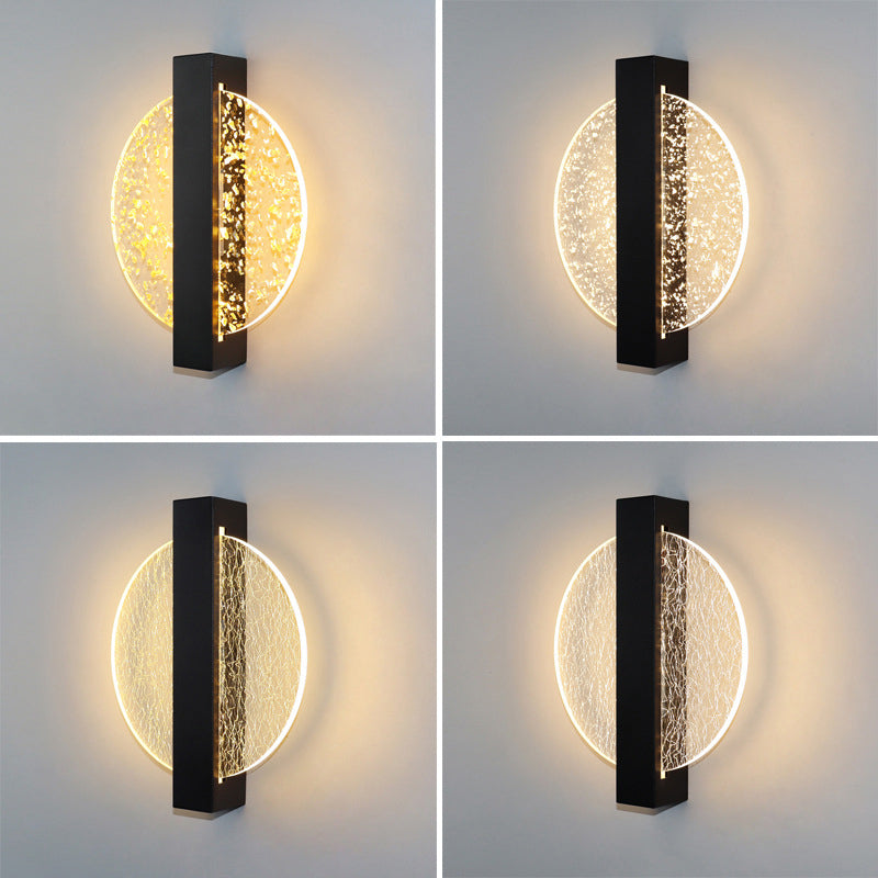 تصميم مبتكر من الأكريليك المتشقق لمصباح حائط LED 