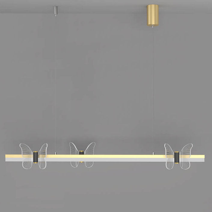 Modern Acrylic Butterfly Light Bar LED Pendant Light