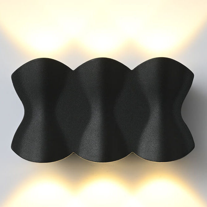 Moderne minimalistische wasserdichte Wandleuchten aus Aluminium mit LED 