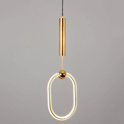 Post-modern Creative Circle Ring 1-Light LED Pendant Light
