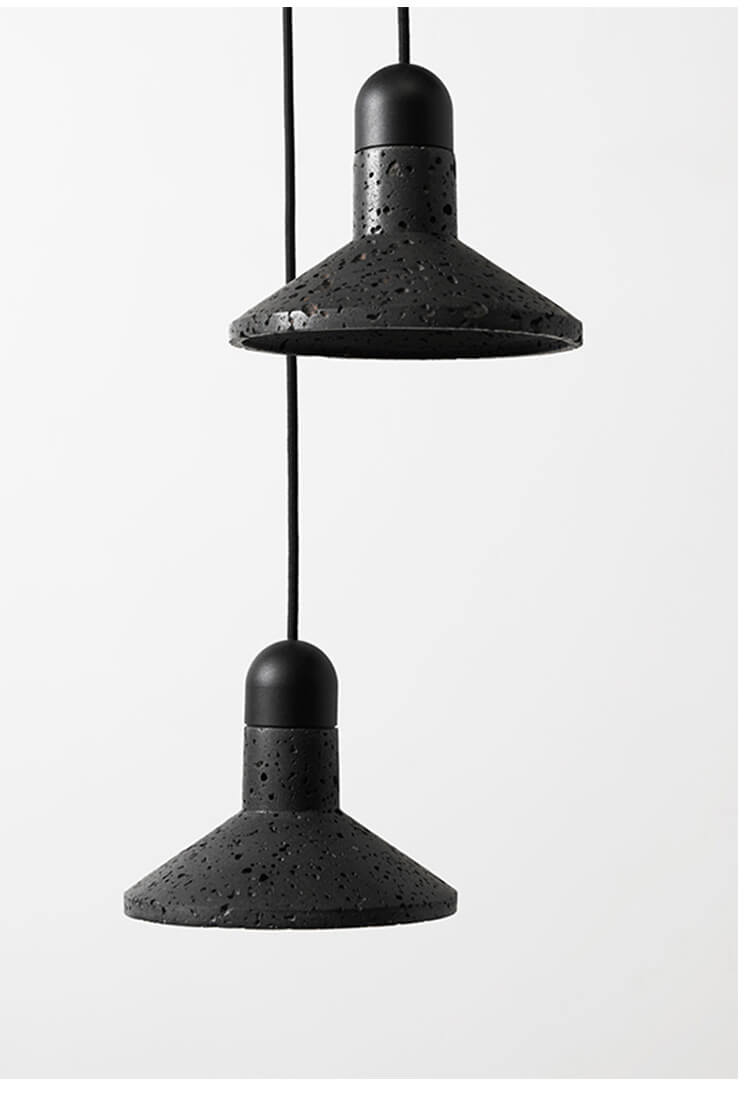 Lava Stone 1-Light Adjustable Length Dome Pendant Light
