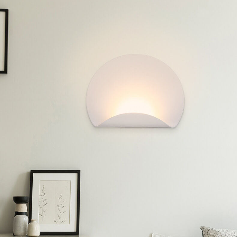 مصابيح الحائط LED الحديثة بشكل دائرة من الألومنيوم بلمبة واحدة 