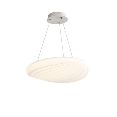 Modern PC Shell Shape LED Creative Flush Mount Light