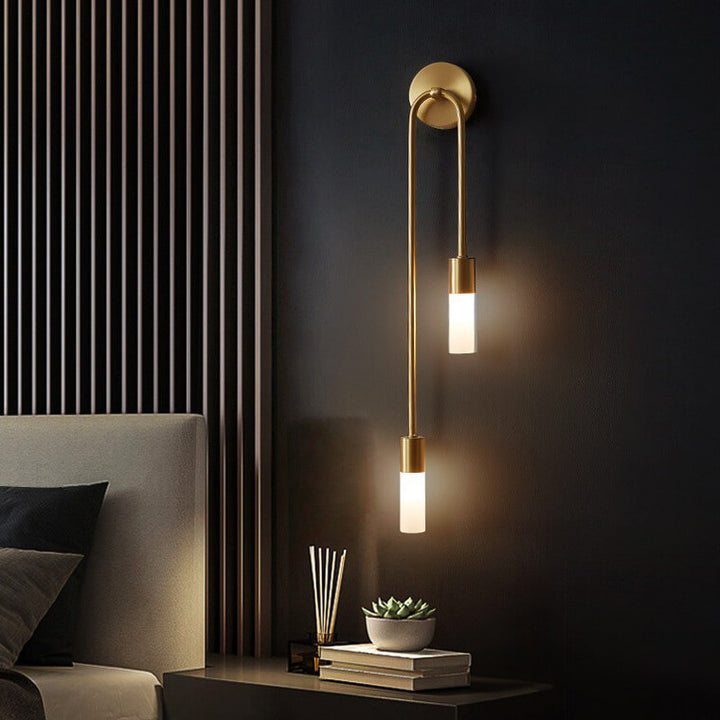 Nordic Minimalist U-Shaped 2-Light Wall Sconce Lamps