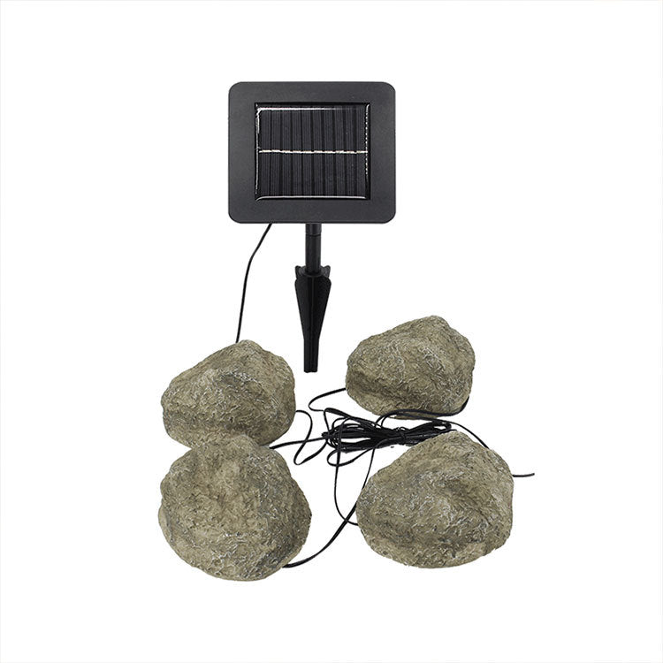 Modern Creative Simulation Stone Solar Outdoor Waterproof Garden Lights String