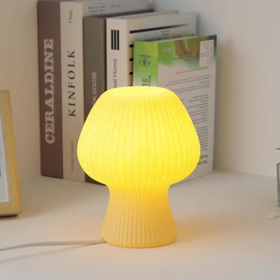 Modern Glass Vintage Tulip Design LED Night Light Table Lamp