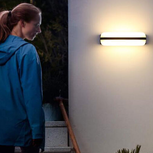 Moderne Einfachheit PC Box Form LED Außenwandleuchte 
