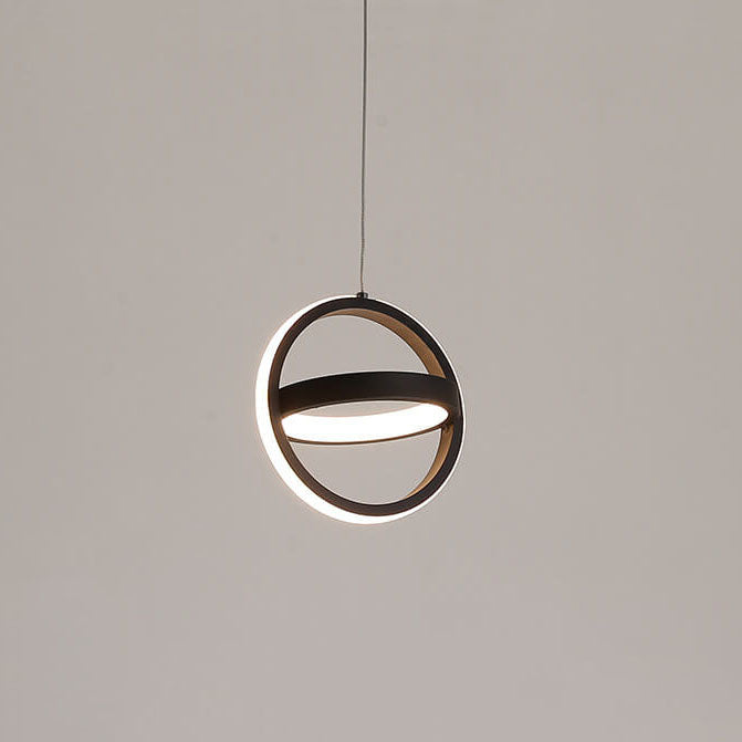 Lustre suspendu à LED géométrique créatif nordique 