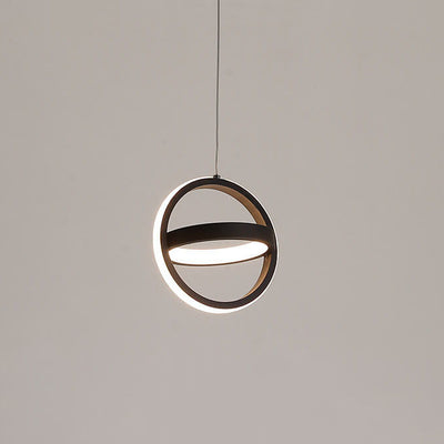 Nordic Creative Geometric Ring LED-Pendelleuchte 