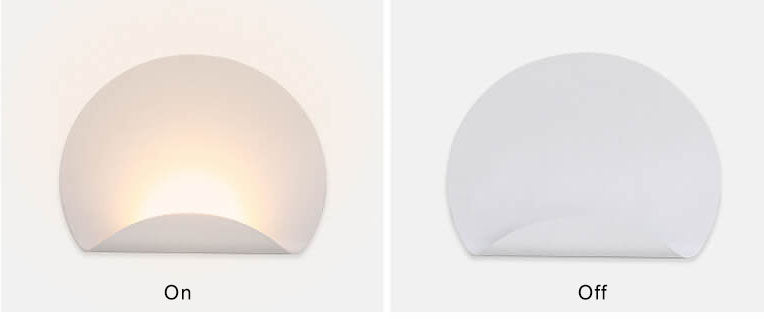 Modern Circle Shape Aluminum 1-Light LED Wall Sconce Lamps