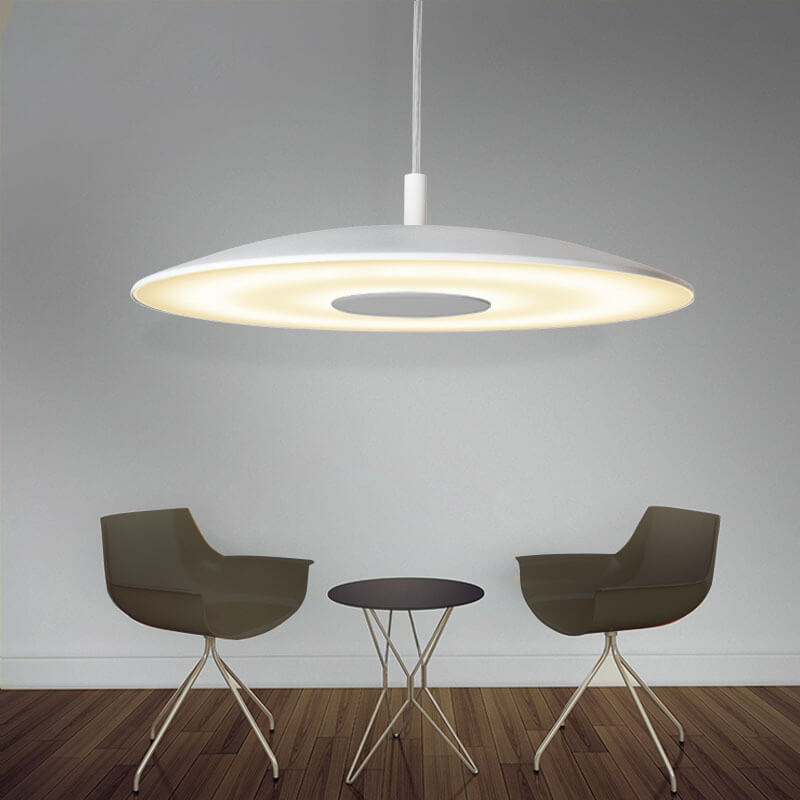 Lámpara colgante LED de 1 luz con forma de OVNI redondo nórdico 