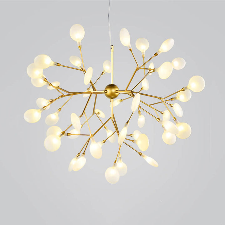 Ramas modernas de metal 27/36 luces de luciérnagas LED candelabros 