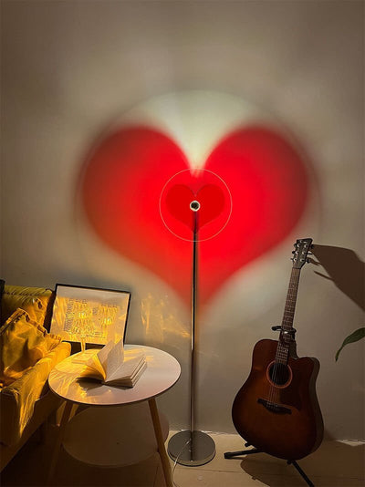 Kreative Herzform 1-Licht LED Vibes Steh-Stehlampe 