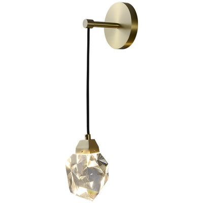 Crystal 1-Light LED Armed Sconce Lamp