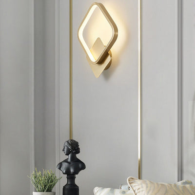 مصباح حائط LED مربع 1-ضوء بتصميم بسيط 