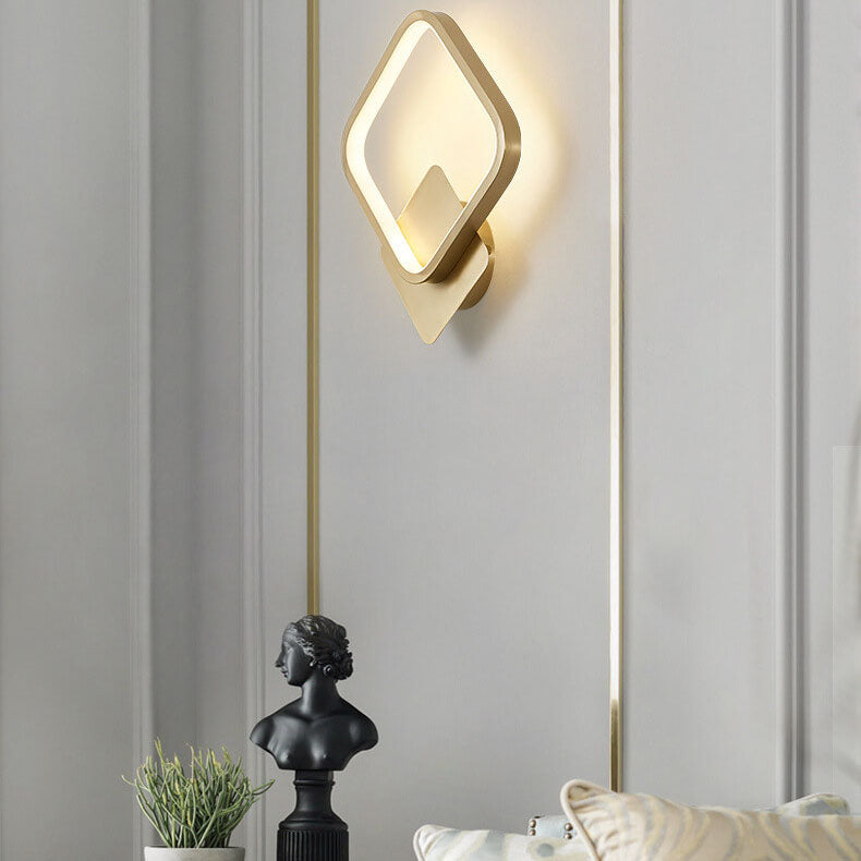 Minimalist 1-Light Square LED Sconce Lamp