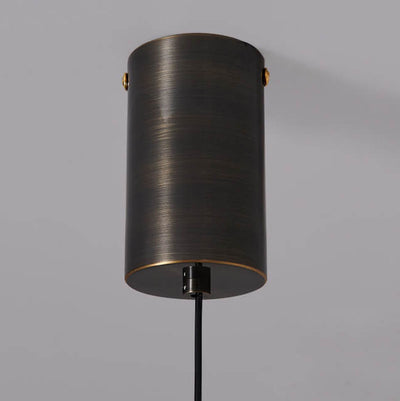 Modern Copper Long Ring 1-Light LED Pendant Light