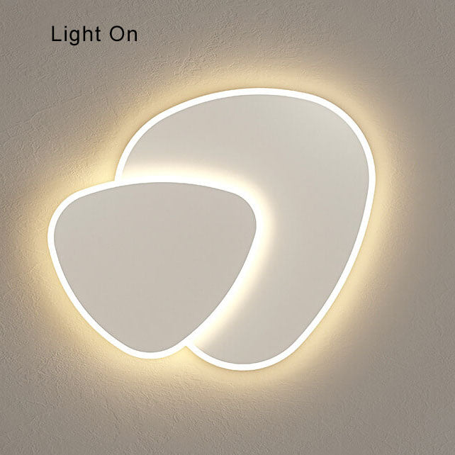 Iluminación empotrada LED minimalista de 1 luz, dos redondas, ajustable y regulable en blanco 