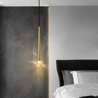 Modern 1-Light Baseball Bat Pendant Light