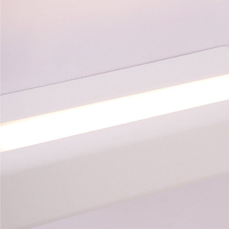 Modern Simple Metal Linear Rotating 1-Light LED Wall Sconce Lamp