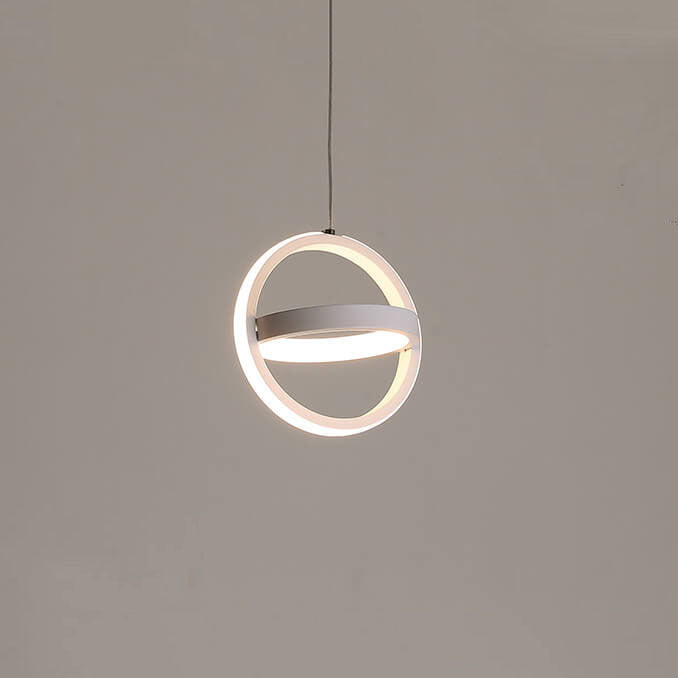 Lustre suspendu à LED géométrique créatif nordique 
