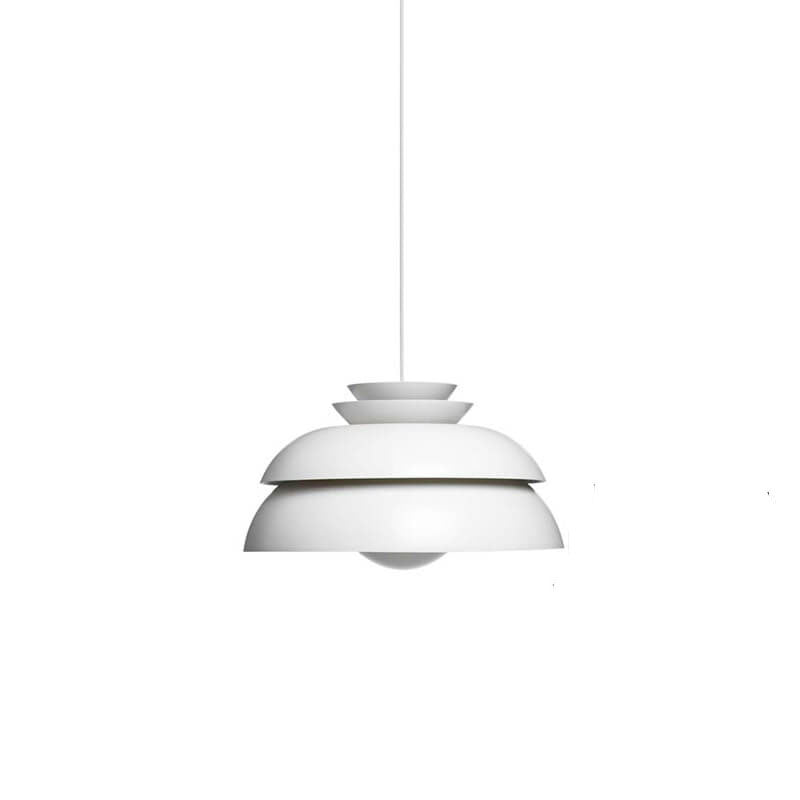 Modern Minimalist Multilayer Dome 1-Light Pendant Light