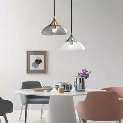 Modern Creative Glass Waterdrop Shape 1-Light Pendant Light