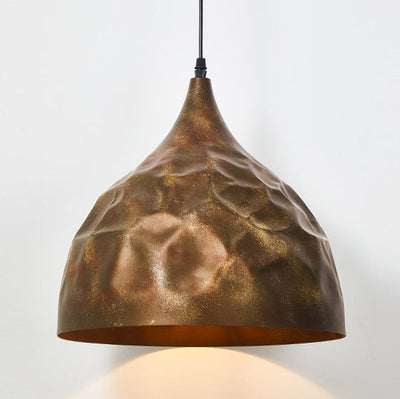 Industrial Iron Nostalgic Bowl Shape 1-Light Creative Pendant Light